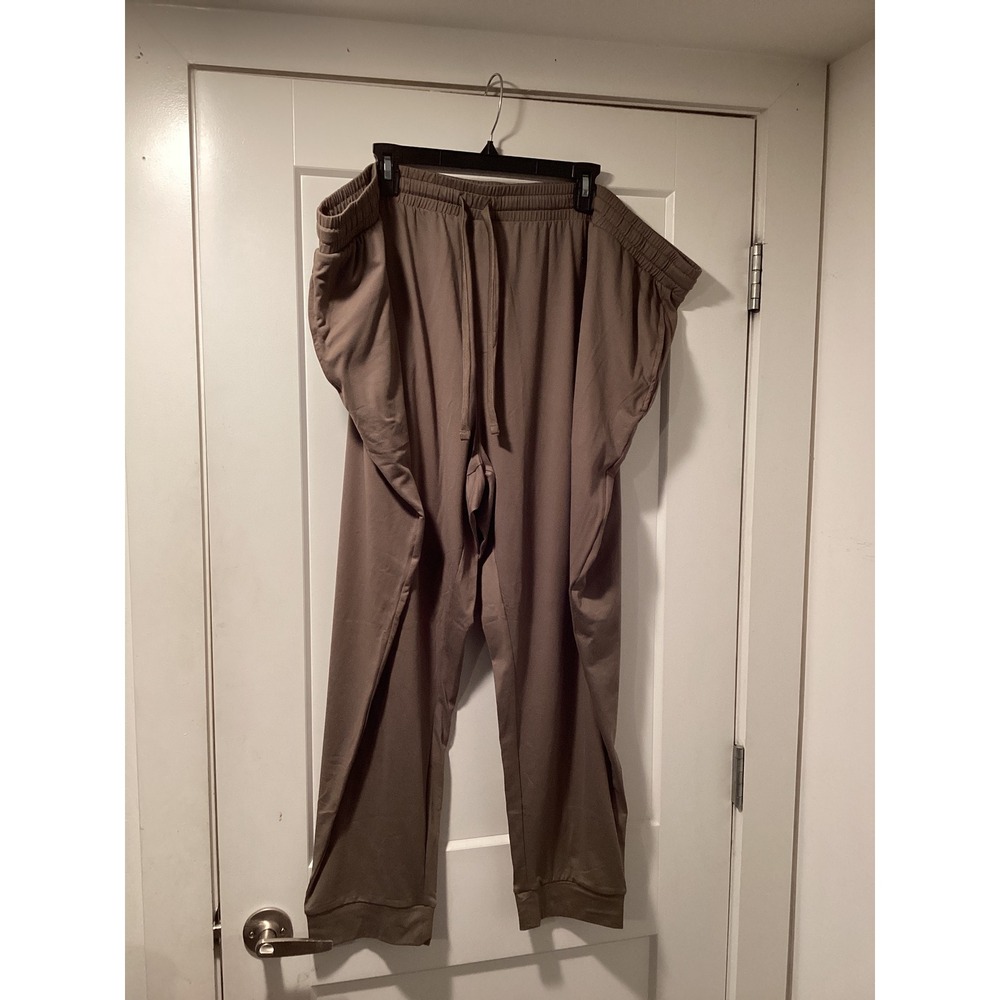 SKIMS Outdoor Jersey Tapered Jogger Truffle Brown Pants 5X BO-JOG-5423M NEW